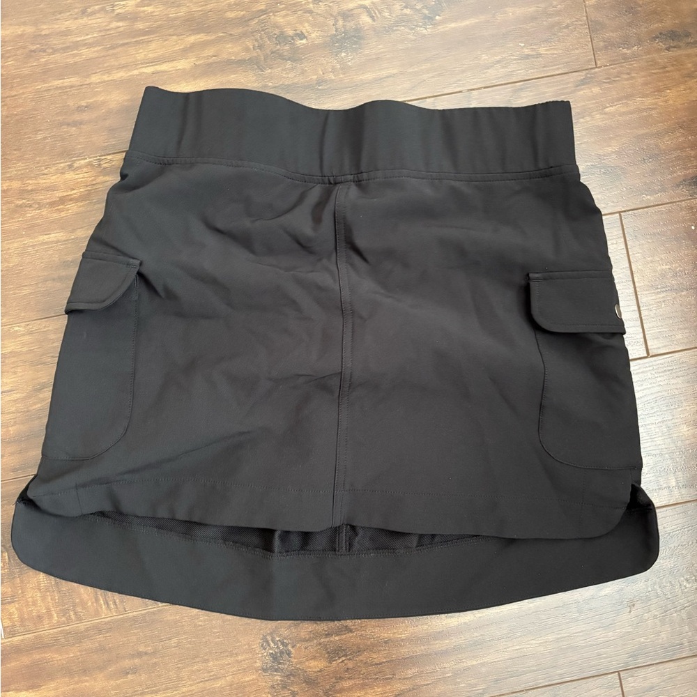 Black Mini Skirt with Side Pockets